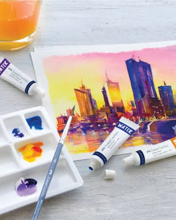 Faber-Castell Creative Studio Soft Pastel Mini Sticks (1.25 ) - 24 Vivid Colors 24 Count (Pack of 1) Assorted - Acrylic paint