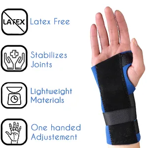 OTC Wrist Splint  Cock-up Style  Neoprene  Large (Left Hand) Black (Left Hand) Large (Pack of 1) - product information 4