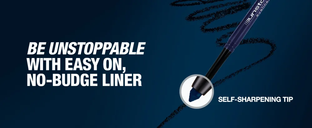 Maybelline Unstoppable Waterproof Mechanical Grey Eyeliner  Pewter  1 Count 1 Count (Pack of 1) PEWTER - be unstoppable with easy on, no budge liner