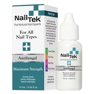 Nail Tek Maximum Strength Solution for All Nail Types  Clinically Proven  0.33 oz  1-Pack 0.33 Fl Oz (Pack of 1) Maximum Strength Antifungal Solution - Nail Tek Maximum Strength Anti-Fungal , 0.33 oz