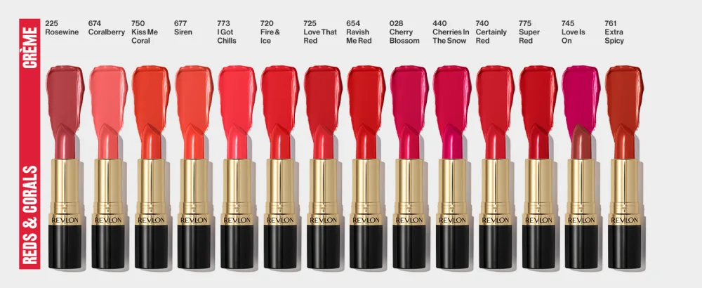 REVLON Super Lustrous Lipstick  Rosedew Reds & Corals Rosedew 1 Count (Pack of 1) - super lustrous