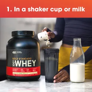 Optimum Nutrition Gold Standard 100% Whey Protein Powder  Banana Cream  5 Pound (Packaging May Vary) Banana Cream 5 Pound (Pack of 1) - product information 19