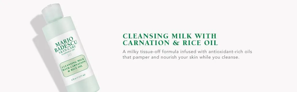 Mario Badescu Cleansing Milk with Carnation Rice Oil 6 Fl Oz (Pack of 1) - product information 14