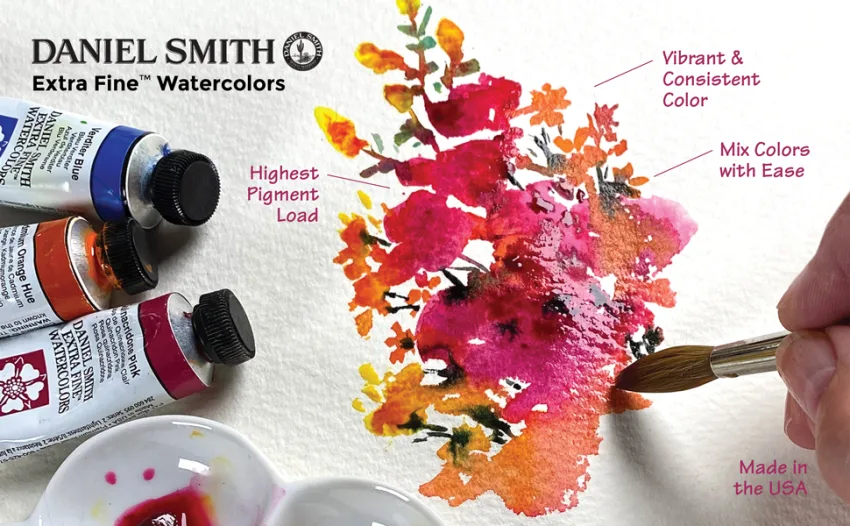 DANIEL SMITH 284600009 Extra Fine Watercolor 15ml Paint Tube  Buff Titanium  0.5 Fl Oz (Pack of 1) - Daniel Smith