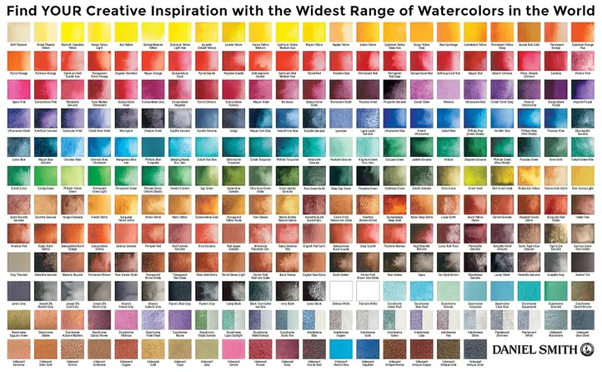 DANIEL SMITH 284600009 Extra Fine Watercolor 15ml Paint Tube  Buff Titanium  0.5 Fl Oz (Pack of 1) - water colors