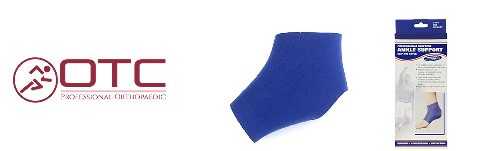OTC Ankle Support  Slip-on Style  Neoprene  Medium Medium (Pack of 1) - OTC 0307 Product and Packaging