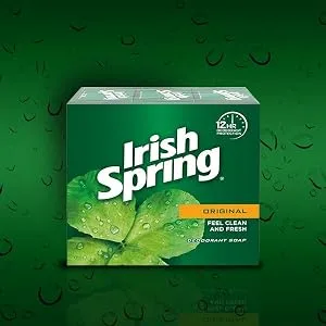 Irish Spring Bath Bar Soap  Original  3.75 Ounce  12 Count (Pack of 1) Original 12 Count (Pack of 1) Original - Irish Spring Original
