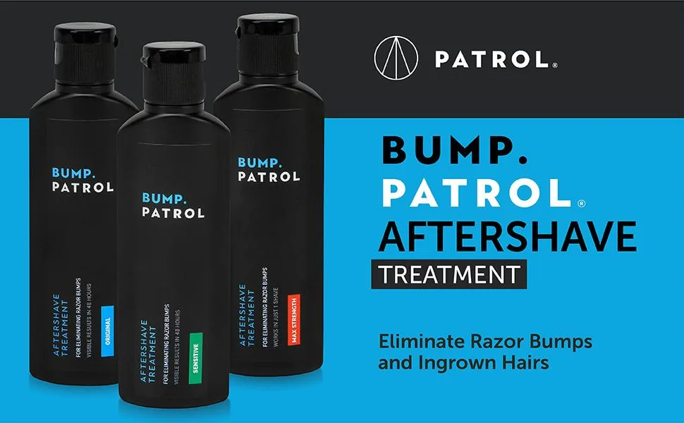 Bump Patrol Maximum Strength Aftershave Formula - After Shave Solution Eliminates Razor Bumps and Ingrown Hairs - 2 Ounces Pack of 1 2 Ounce - Bump Patrol Aftershave Treatment