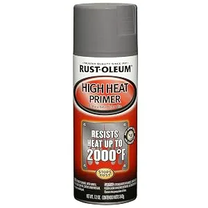 Rust-Oleum 249340 Automotive High Heat Primer Spray Paint  12 Ounce (Pack of 1)  Gray - product information 1