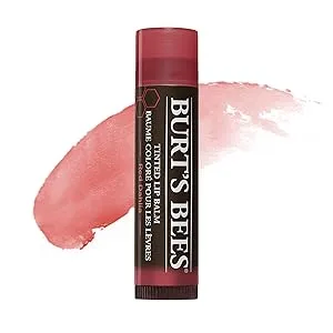 Burt's Bees 100% Natural Moisturizing Lip Shimmer  Peony - 1 Tube 1 Count (Pack of 1) Peony - burts bees sweet violet;burts bees sweet violet lip balm;violet lip balm;natural lip balm;burts