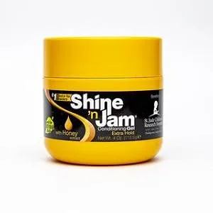 Ampro Shine 'n Jam Conditioning Gel  Extra Hold  4 Ounce Honey 4 Ounce (Pack of 1) - product information 1