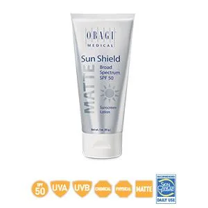 Obagi Sunscreen Sun Shield Matte Broad Spectrum SPF 50 Sunscreen  combines UVB absorption and UVA protection  3 oz 3 Ounce (Pack of 1) - product information 19
