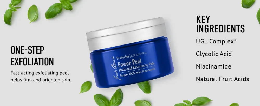 Jack Black Power Peel Multi-Acid Resurfacing Pads  45 Count (Pack of 1) - Jack, Black, Jack Black, Men, Mens, Face, Body, Hair, Shave, Clean, Wash, Cleanser, Oil, Lotion