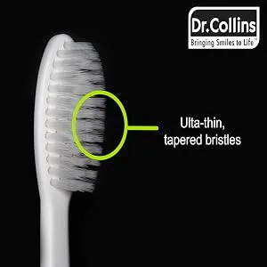 Dr. Collins Perio Toothbrush  1 Count Multicolor 1 Count (Pack of 1) - Ultra-Thin, Tapered Bristles