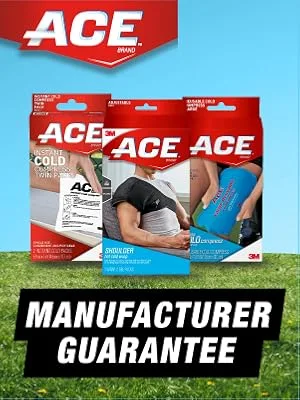ACE 207514 Instant Cold Compress Twin Pack  Works for wrists  ankles  knees  wisdom teeth  eye  neck and more Instant 2 Count (Pack of 1) - Manufacturer