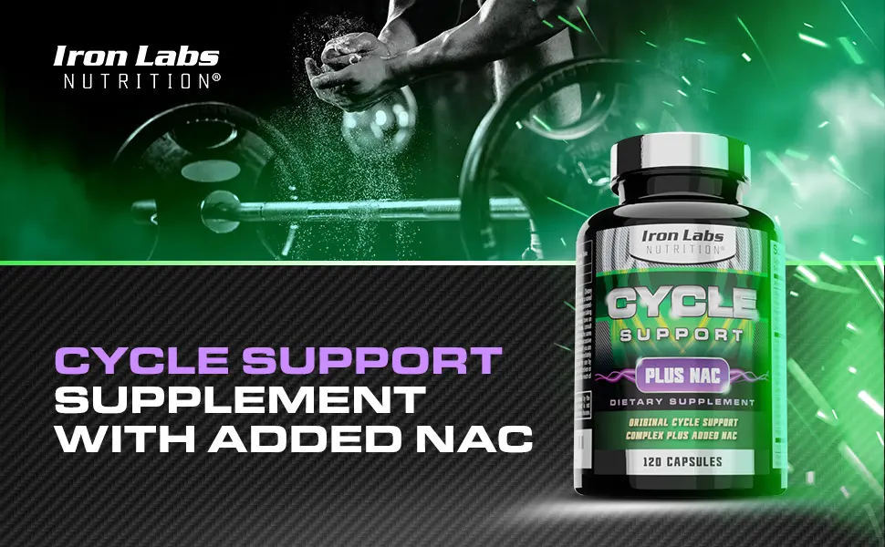 Cycle Support - Iron Labs Nutrition: On Cycle Protection & Liver Assist (120 Capsules) 120 Count (Pack of 1) - Cycle Support