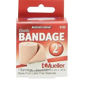 Mueller Sports Medicine Care Elastic Bandage with Clips 2x63.6 Inch (Pack of 1) - mueller