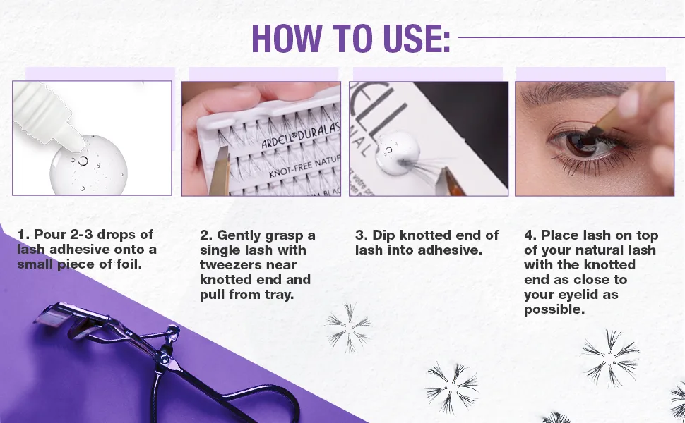 DUO Individual Lash Adhesive  for False Individual Lashes  Clear  0.25 oz  1-Pack 0.25 Ounce (Pack of 1) Clear - DUO Individual Lash Adhesive, Clear 0.25 oz x 2 pack