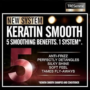 TRESemm  Expert Selection Shine Serum  Keratin Smooth  3.3 oz 3.3 Fl Oz (Pack of 1) Weightless Shine Serum - Keratin Smooth: 5 Smoothing Benefits. 1 System