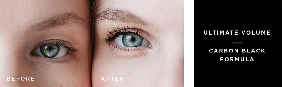 Doucce Punk Volumizer Mascara  Black  13.5 ml (Dou-5633) Black 0.46 Fl Oz (Pack of 1) - ultimate volume carbon black formula