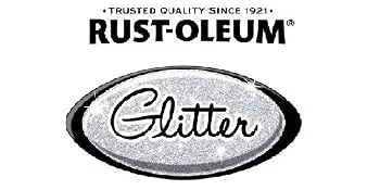 Rust-Oleum 267734 Specialty Glitter Spray  10.25 Ounce (Pack of 1)  Silver Silver 10.25 Ounce (Pack of 1) - rust-oleum glitter logo