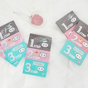 HOLIKA HOLIKA Pig Nose Clear Black Head 3-Step Kit  Tea Tree  5 Count (HHPNCBH3-5) Tea Tree 5 Count (Pack of 1) - product information 6