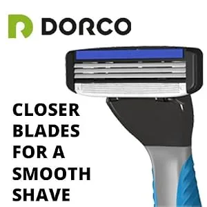 Dorco Pace 3 - Three Razor Blade Shaving System- Value Pack - 16 Cartridges (No Handle) 16 Count (Pack of 1) - DORCO Pace 3: Closer Blades For A Smooth Shave