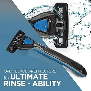 Dorco Pace 3 - Three Razor Blade Shaving System- Value Pack - 16 Cartridges (No Handle) 16 Count (Pack of 1) - DORCO Pace 3: Open Blade Architecture for Ultimate Rinse-Ability