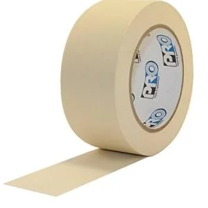 ProTapes Pro 795 Crepe Paper General Purpose Masking Tape  60 yds Length x 1/2 Width  Tan (Pack of 1) 1/2 (Pack of 1) - product information 1