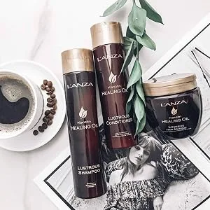 L ANZA Keratin Healing Oil Lustrous Conditioner  32 Fl Oz 32 Fl Oz (Pack of 1) - KHO Collection 2