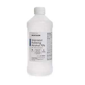 McKesson 70% Isopropyl Rubbing Alcohol - First Aid Antiseptic - 16 oz  1 count 16 Fl Oz (Pack of 1) - Isopropyl Rubbing Alcohol