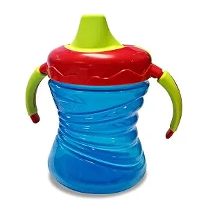 First Essentials by NUK Acrylic Fun Grips Soft Spout Trainer Cup  7 oz. 1 Count (Pack of 1) Green - product information 1
