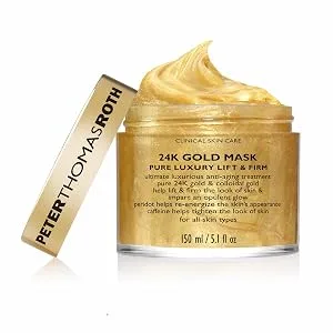 Peter Thomas Roth Mask Gold 5 Fl Oz (Pack of 1) - Peter Thomas Roth, 24K Gold Mask Pure Luxury Lift & Firm