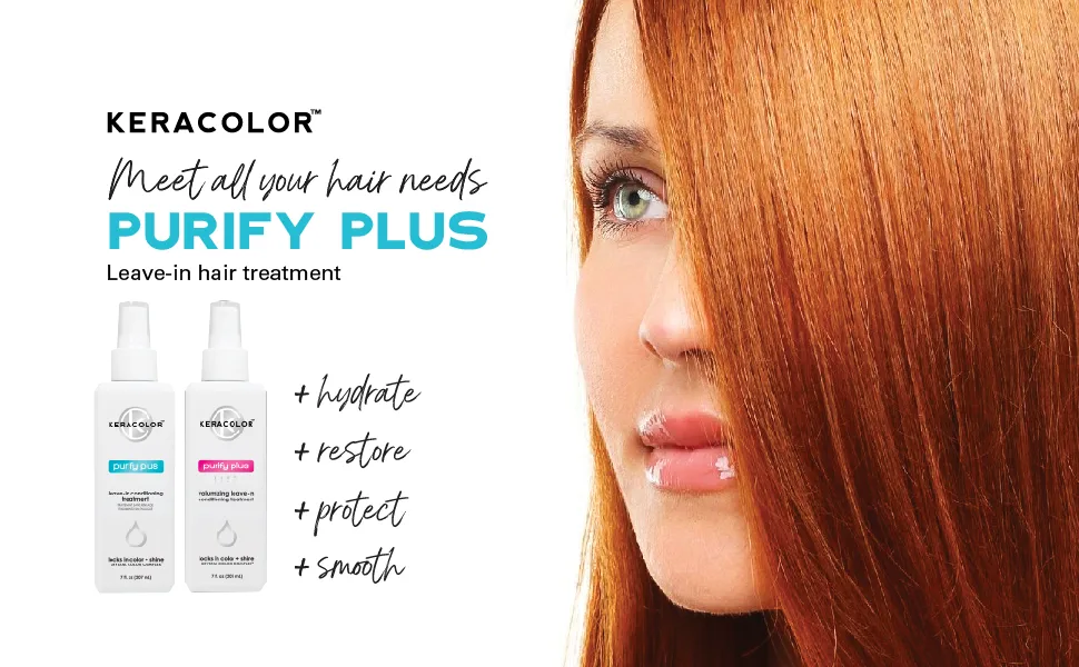 Keracolor Purify Plus  Leave In Conditioning Treatment  7 Fl Oz (Pack of 1) - leave in conditioning treatment for women