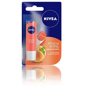 Nivea Lip Balm - Fruity Shine PEACH -Pack of 1 - product information 2