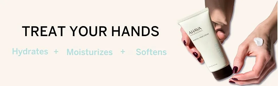 AHAVA Mineral Hand Cream  Spring Blossom  3.4 Fl Oz Spring Blossom 3.4 Fl Oz (Pack of 1) - Featured Ingredients Witch Hazel Extract, Dead Sea Water, Allantoin