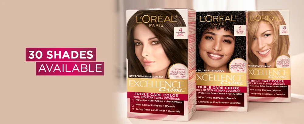 L'Oreal Paris Excellence Age Perfect Layered Tone Flattering Color  6B Light Soft Neutral Brown (Packaging May Vary) 1 Count (Pack of 1) 6B Light Soft Neutral Brown - 30 shades available