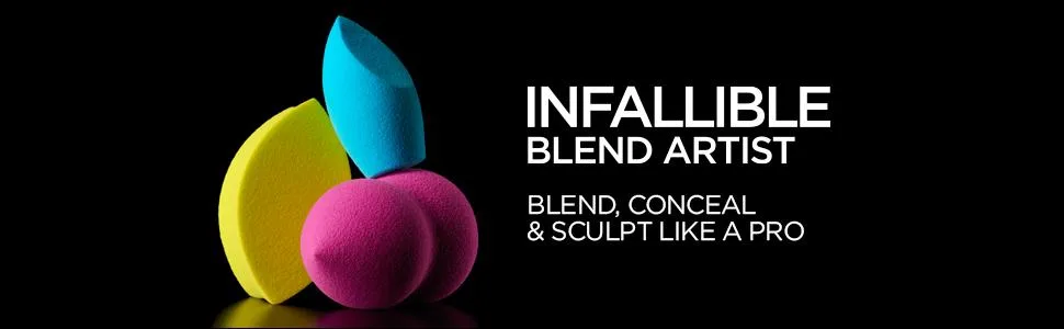 L'Oreal Paris Makeup Infallible Blend Artist Makeup Blender Sponge  0.8 oz 1 Count (Pack of 1) - product information 1