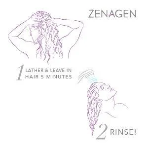 Zenagen Evolve Professional Accelerating Shampoo Treatment 6 Fl Oz (Pack of 1) - product information 3