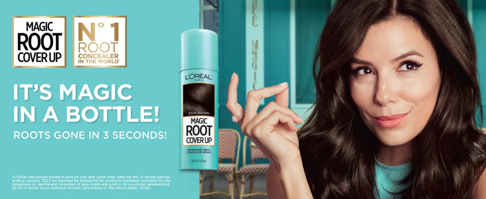 L'Oreal Paris Magic Root Cover Up Gray Concealer Spray Light Brown 2 oz.(Packaging May Vary) Light Brown 1 Count (Pack of 1) - root cover up spray, how to cover gray roots, at home root hair dye