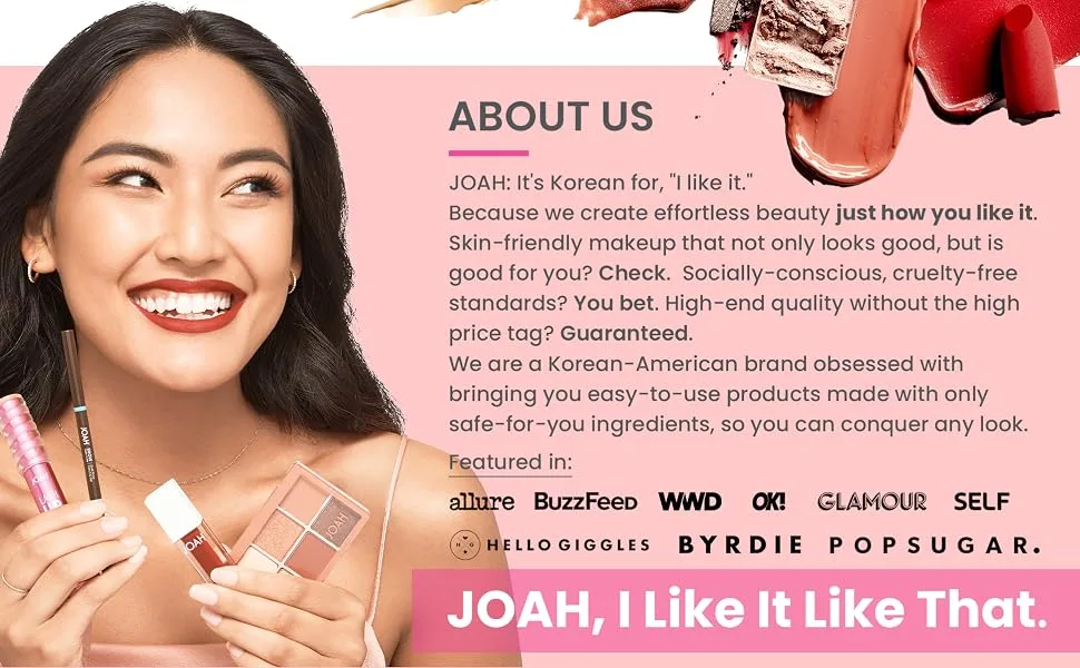 JOAH Line Up Liquid Eyeliner with Precision Felt Tip  Waterproof  Long Lasting  Smudge Proof Eye Liner  Black Black 1 Count (Pack of 1) - JOAH LINE UP