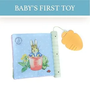 Beatrix Potter Peter Rabbit Soft Teether Book  1 Count (Pack of 1) - baby