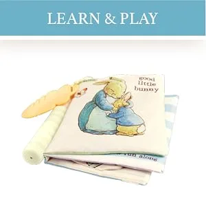 Beatrix Potter Peter Rabbit Soft Teether Book  1 Count (Pack of 1) - learn & Play