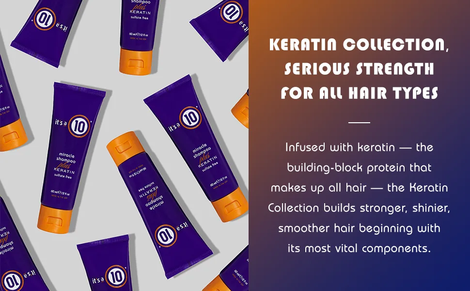 Its A 10 Miracle Shampoo Plus Keratin Unisex 2 oz 2 Fl Oz (Pack of 1) - product information 2