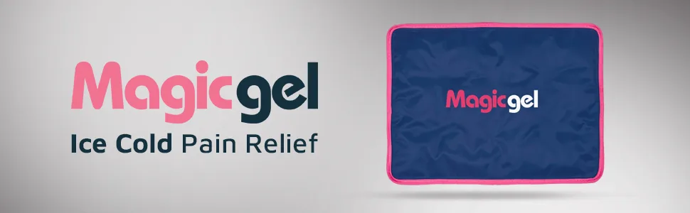 Magic Gel Premium Ice Pack - Reusable Gel Ice Pack (11.8 x 7.8) for Icing Injuries  Pain Relief  Cold Compress for Reducing Swelling | Flexible & Foldable 1 Count (Pack of 1) - medium ice pack