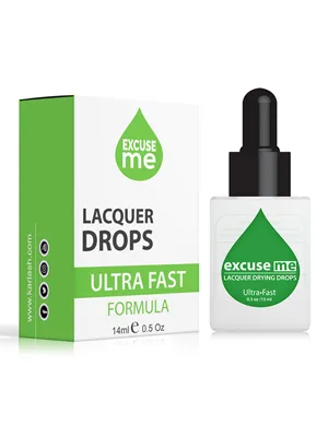 Karlash Excuse Me Nail Polish Ultra Fast Drying Drops 0.5 oz 15ml 0.5 Fl Oz (Pack of 1) - cuadr