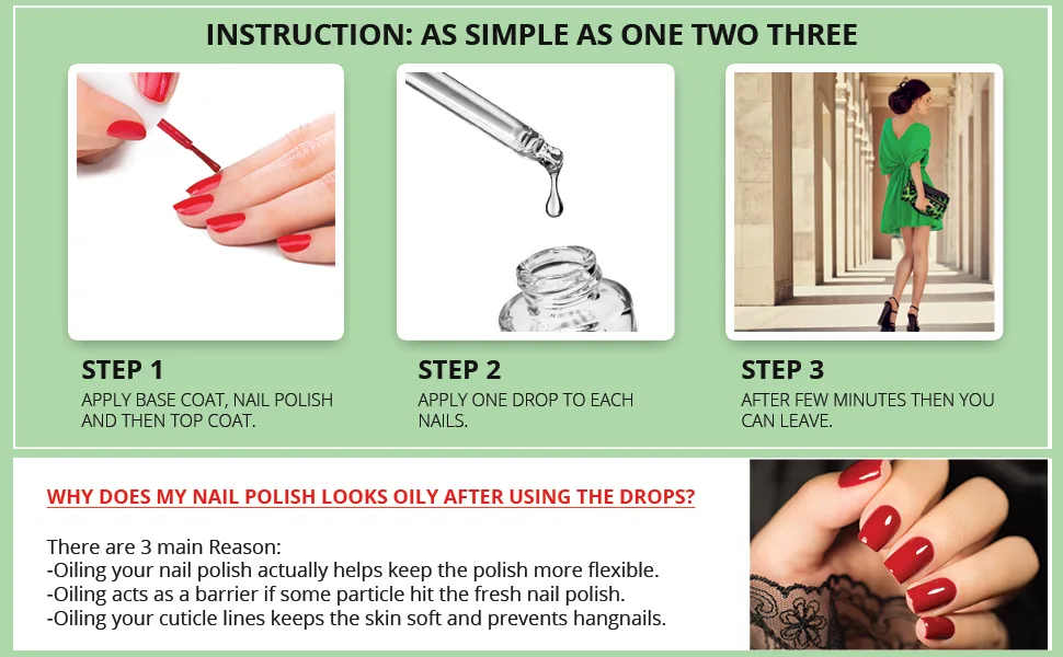Karlash Excuse Me Nail Polish Ultra Fast Drying Drops 0.5 oz 15ml 0.5 Fl Oz (Pack of 1) - product information 4