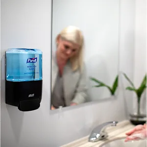 PURELL ES4 Push-Style Soap Dispenser  Graphite  for 1200 mL PURELL ES4 Soap Refills (Pack of 1) - 5034-01 - soap, hand soap, bathroom soap, work soap
