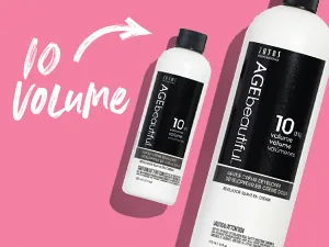 AGEbeautiful Gentle Creme Hair Developers | For Professional Salon Coloring | Long Lasting Color | Gray Coverage Hair Developer 30 Volume 4 Fl Oz (Pack of 1) - Gentle Crème 10-Volume Developer