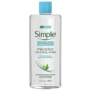 Simple Water Boost Micellar Cleansing Water for Sensitive Skin  13.5 Fl Oz  2 count (pack of 1) - product information 1